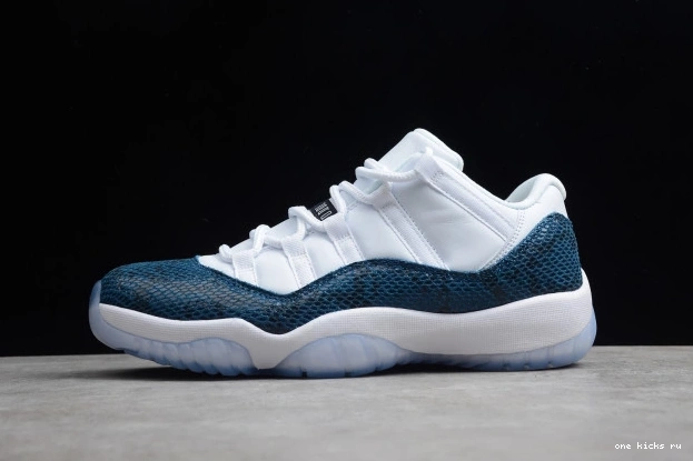 Onekick Snakeskin Jordan Blue Air 11 CD6846-102 Low Navy 0703